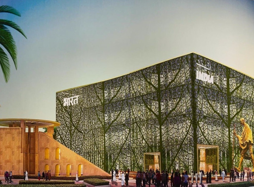 Expo 2020 Dubai's India Pavilion. Expo 2020 Dubai's India Pavilion.