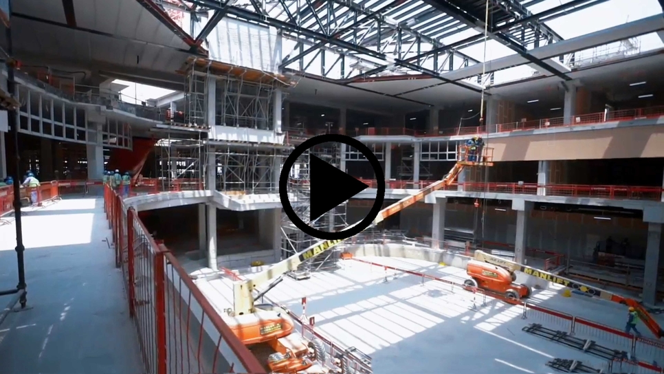 Sport Society's Dubai construction site. Sport Society's Dubai construction site.