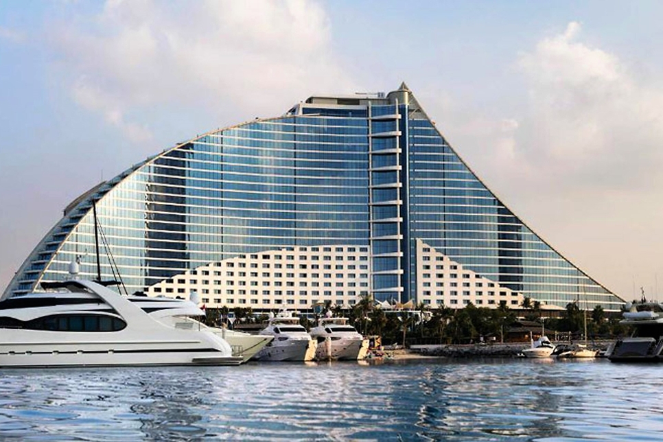 Jumeirah Beach Hotel in Dubai. Jumeirah Beach Hotel in Dubai.