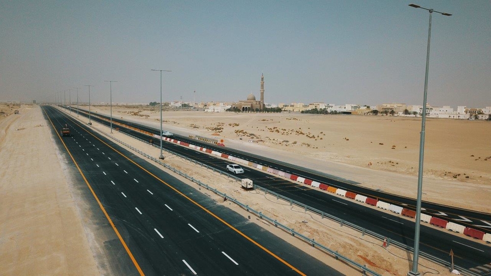 Bani Yas-Al Heeliya Road in Abu Dhabi. Bani Yas-Al Heeliya Road in Abu Dhabi.
