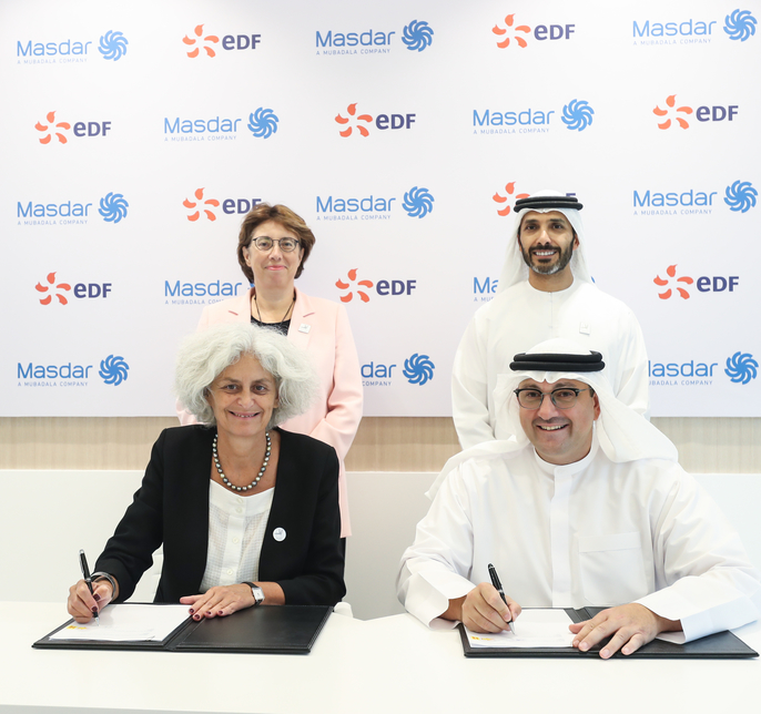 Masdar and EDF have formed the Esco. Masdar and EDF have formed the Esco.