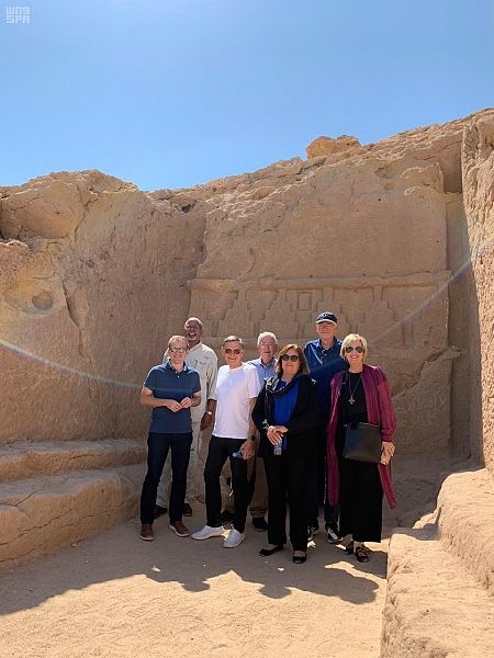 The American visitors at Neom, Saudi Arabia. The American visitors at Neom, Saudi Arabia.