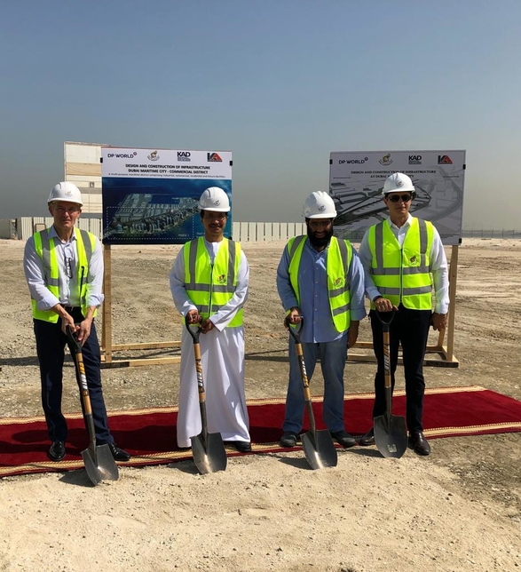 Work has started on Dubai Maritime City. Work has started on Dubai Maritime City.