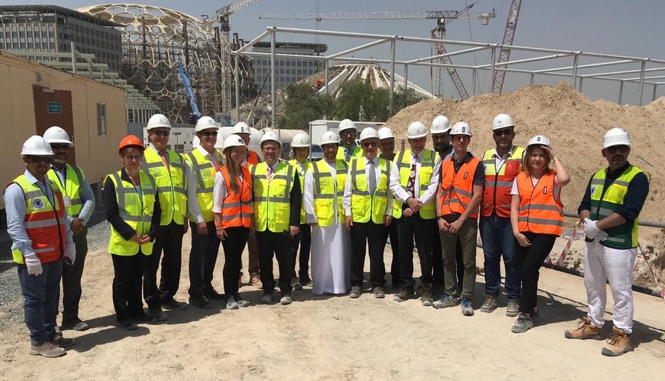 The site of Expo 2020 Dubai's Germany Pavilion. The site of Expo 2020 Dubai's Germany Pavilion.