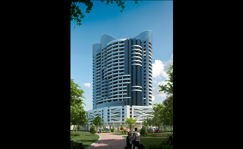 Tiger Properties' Blue Wave Tower Tiger Properties' Blue Wave Tower