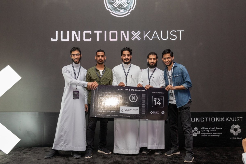 E-Farmers won JunctionxKaust Hackathon 2019. E-Farmers won JunctionxKaust Hackathon 2019.