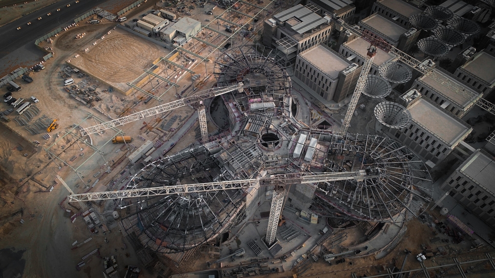 Expo 2020 Dubai's Mobility Pavilion. Expo 2020 Dubai's Mobility Pavilion.