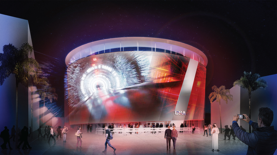 Pavilion USA 2020, the American pavilion of Expo 2020 Dubai. Pavilion USA 2020, the American pavilion of Expo 2020 Dubai.