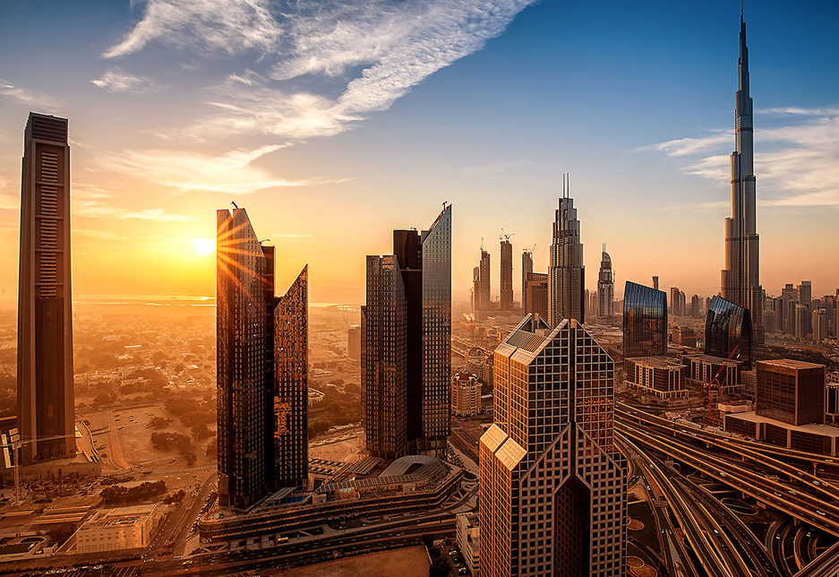Dubai is leading the way for smart city schemes. Dubai is leading the way for smart city schemes.