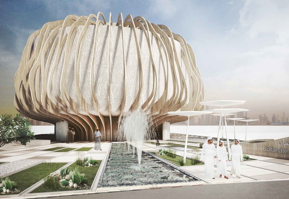 Expo 2020 Dubai's Oman Pavilion. Expo 2020 Dubai's Oman Pavilion.