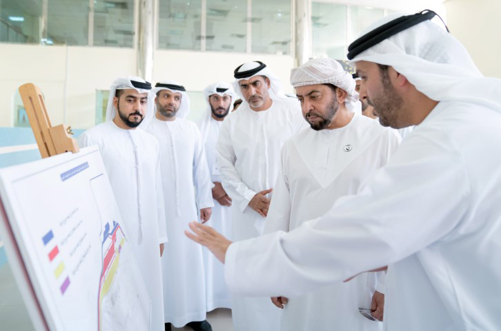 Sheikh Hamdan bin Zayed Al Nahyan during his visit. Sheikh Hamdan bin Zayed Al Nahyan during his visit.