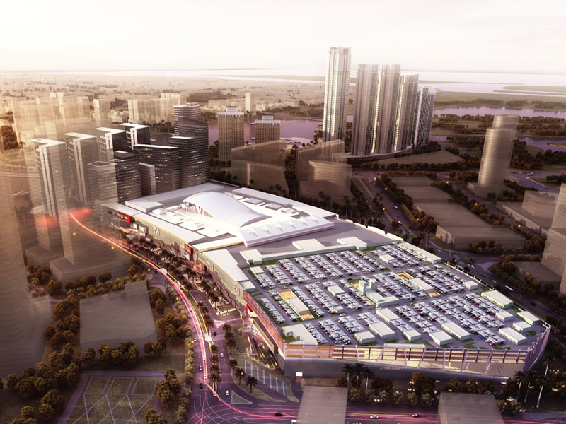 Reem Mall will include the world’s largest snow park. Reem Mall will include the world’s largest snow park.