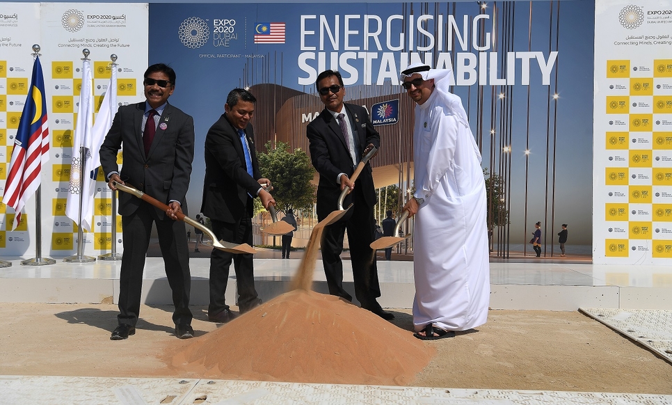 Ground has broken on the Malaysia Pavilion Ground has broken on the Malaysia Pavilion