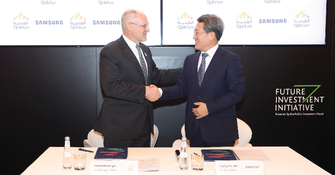 Qic Samsung Ink Mou To Collaborate On Qiddiya Projects Business Construction Week Online