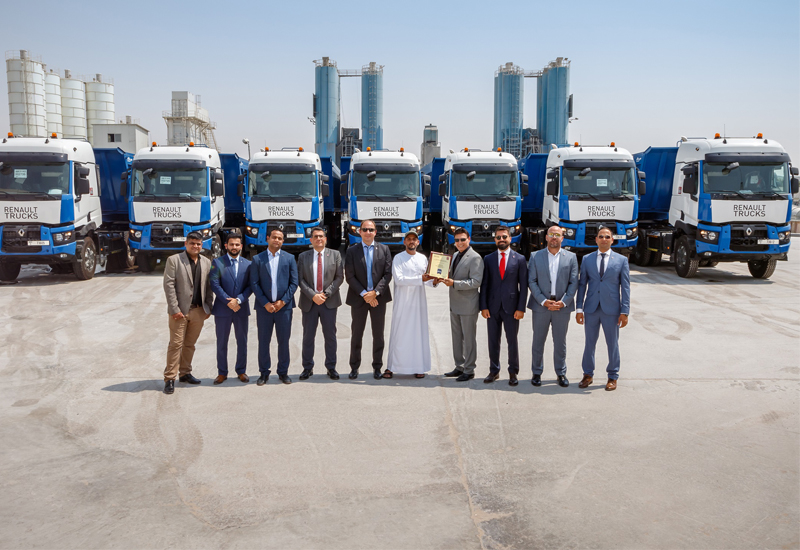 Middle East Ready Mix Concrete has added Renault Trucks to its fleet for the first time Middle East Ready Mix Concrete has added Renault Trucks to its fleet for the first time
