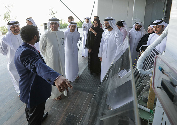 Dewa chief executive inspects R&D centre at MBR Solar Park Dewa chief executive inspects R&D centre at MBR Solar Park