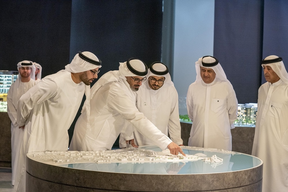 HH Sheikh Khalid bin Mohamed reviewed the project. HH Sheikh Khalid bin Mohamed reviewed the project.