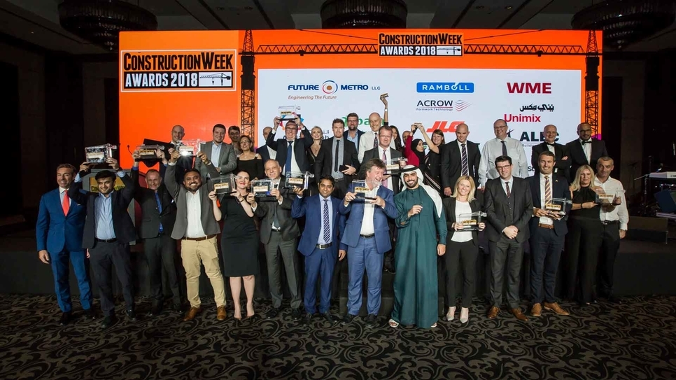 Just one week to go until the Construction Week Awards 2019 Just one week to go until the Construction Week Awards 2019