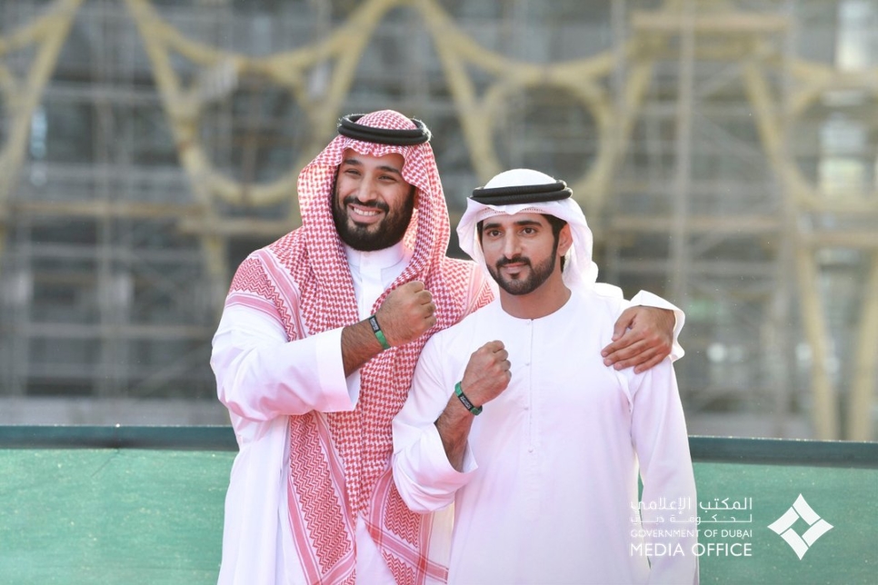 Pictures Saudi Arabia Crown Prince Visits Expo 2020 Dubai Site Business Construction Week Online
