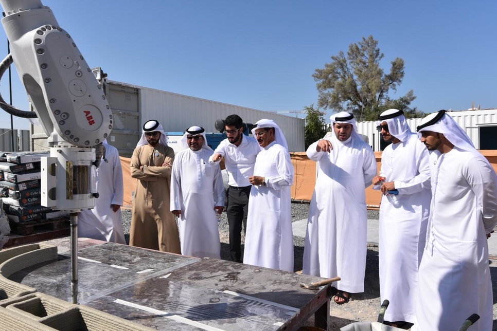 UAE Minister of Economy Sultan Al Mansouri inspects SRTI Park's sustainability projects UAE Minister of Economy Sultan Al Mansouri inspects SRTI Park's sustainability projects