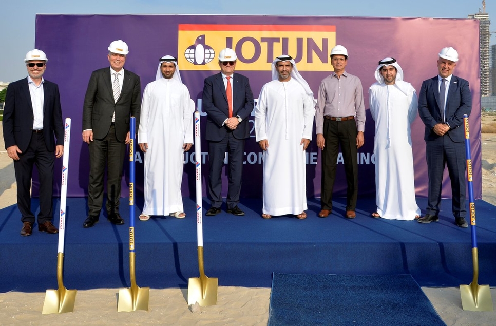 The complex to serve as Jotun's regional HQ in the Middle East. The complex to serve as Jotun's regional HQ in the Middle East.