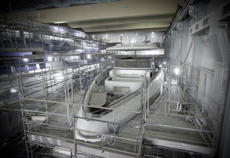 The Majesty 120 superyacht will be finished by March 2020 The Majesty 120 superyacht will be finished by March 2020