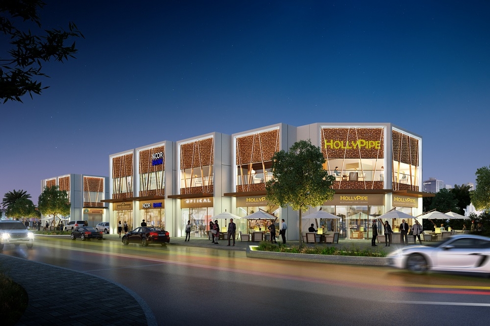 The retail hub will be located within DIP. The retail hub will be located within DIP.