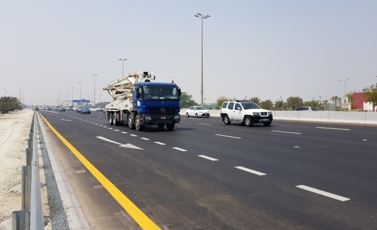 The highway project to increase road capacity from 6,000 vehicles per hour to 8,000. The highway project to increase road capacity from 6,000 vehicles per hour to 8,000.