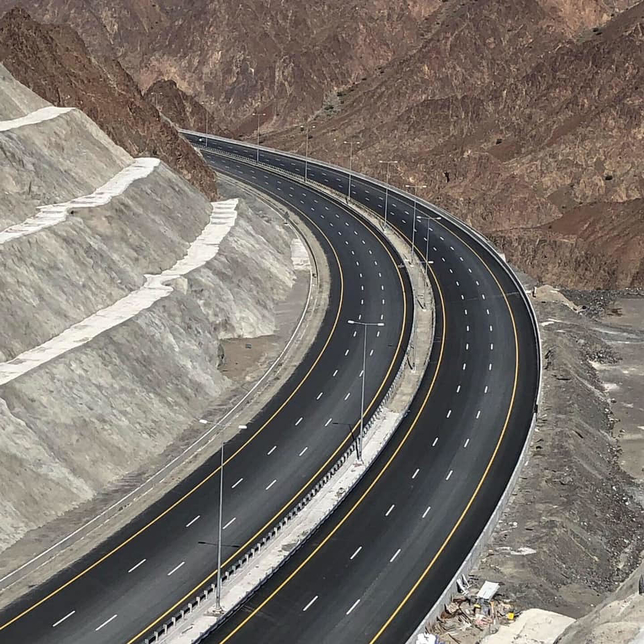 The highway is 191km-long. The highway is 191km-long.