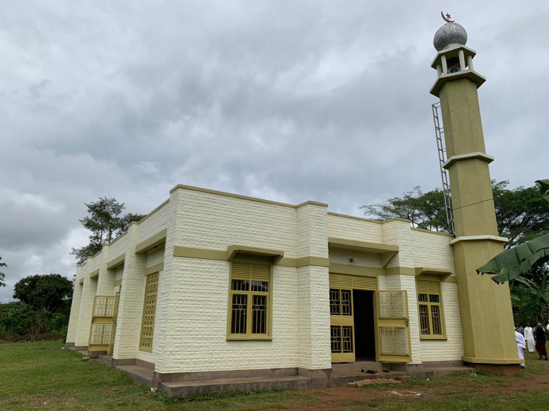 The mosque is located around 80km from Kampala, the capital of Uganda. The mosque is located around 80km from Kampala, the capital of Uganda.