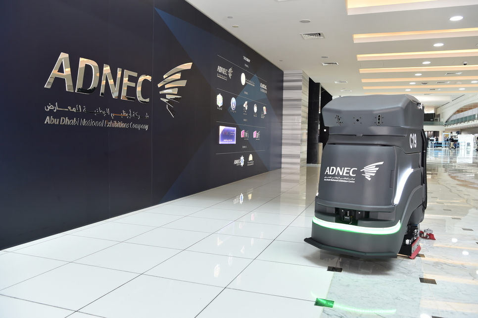 ADNEC invests in autonomous cleaning bots for support services ADNEC invests in autonomous cleaning bots for support services