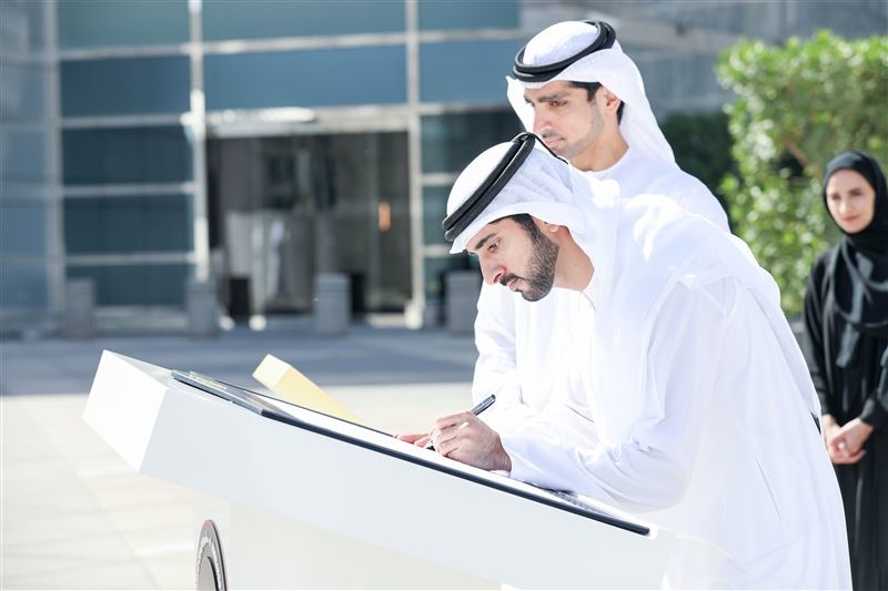 Sheikh Hamdan signs off final piece of UAE-built Mars probe Sheikh Hamdan signs off final piece of UAE-built Mars probe