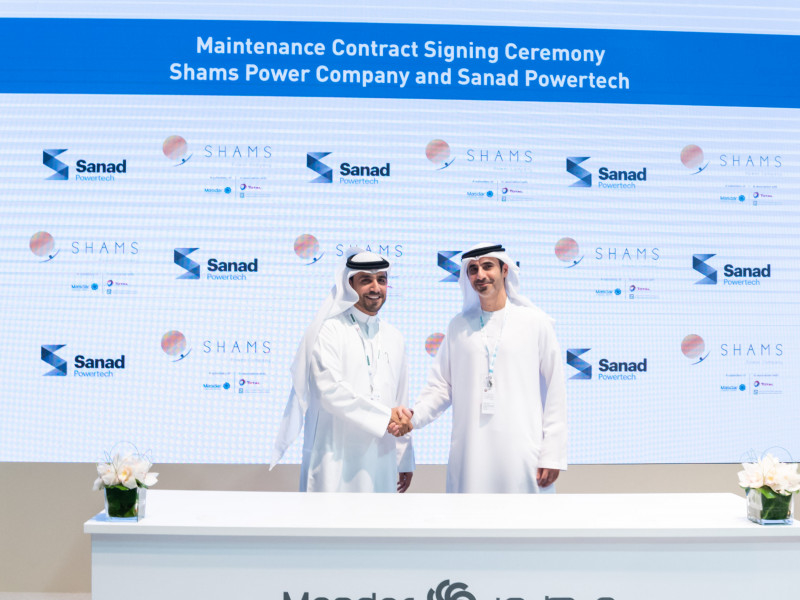 Shams Power Company awards MRO contract to Sanad Powertech Shams Power Company awards MRO contract to Sanad Powertech