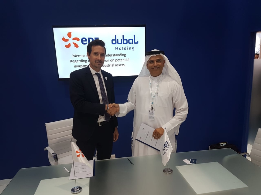 Dubal Holding, EDF Group ink MoU to explore power plant development Dubal Holding, EDF Group ink MoU to explore power plant development