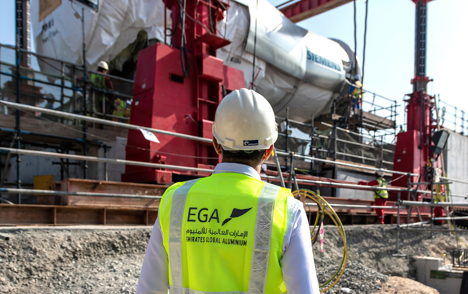 Siemens built the H-class turbine in Berlin and it was shipped to the UAE by sea. Siemens built the H-class turbine in Berlin and it was shipped to the UAE by sea.