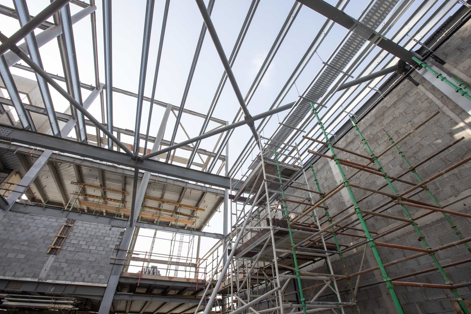 Construction of Expo 2020 Dubai’s 4,200m2 French Pavilion is 50% complete Construction of Expo 2020 Dubai’s 4,200m2 French Pavilion is 50% complete