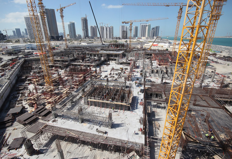 IMKAN has completed the concrete substructure for its seven-tower Pixel development IMKAN has completed the concrete substructure for its seven-tower Pixel development