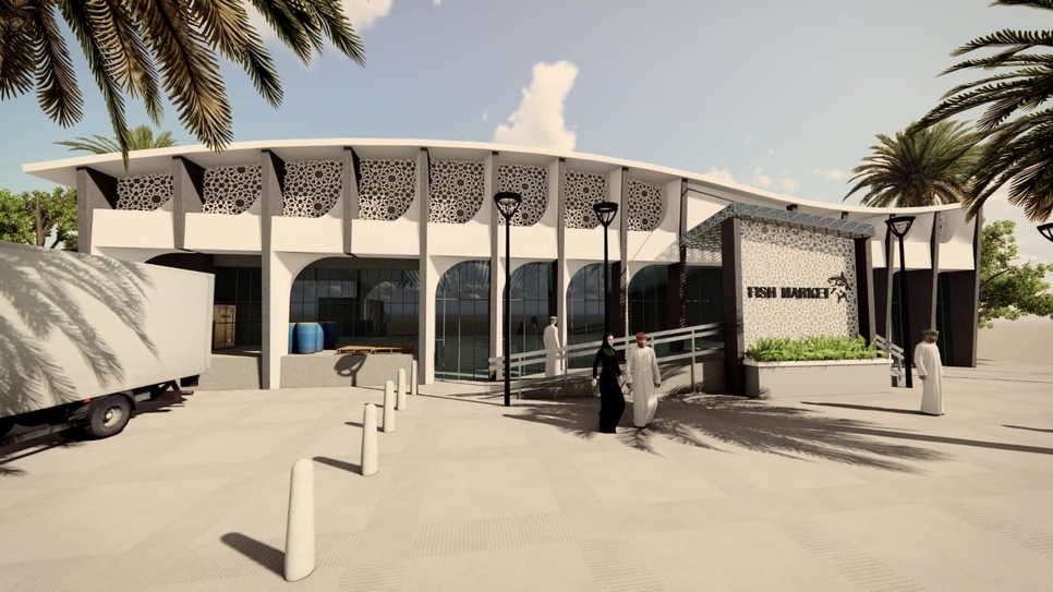 The fish market will cover an area spanning 930m2. The fish market will cover an area spanning 930m2.