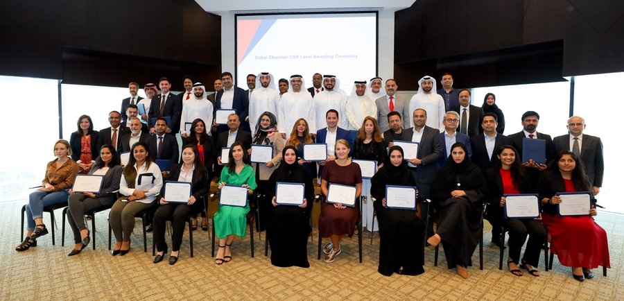 Dubai Chamber of Commerce and Industry awards CSR labels Dubai Chamber of Commerce and Industry awards CSR labels