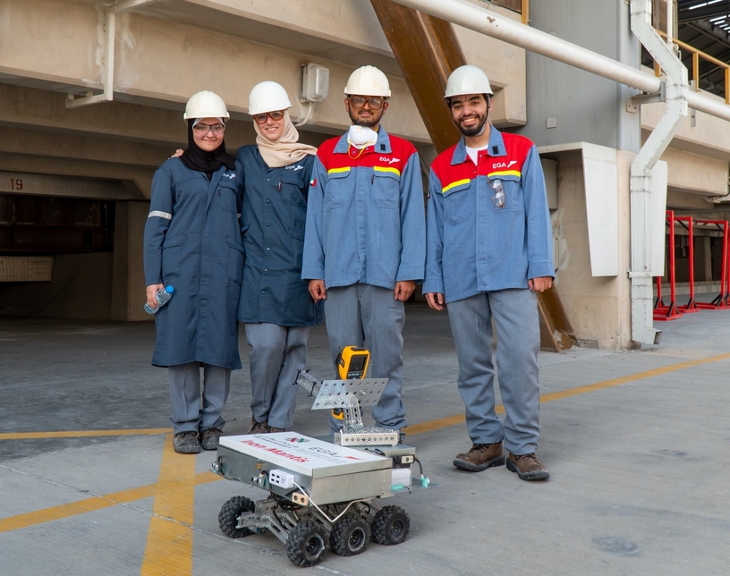 EGA has picked a robot designed by Abu Dhabi University students for use at its smelters EGA has picked a robot designed by Abu Dhabi University students for use at its smelters