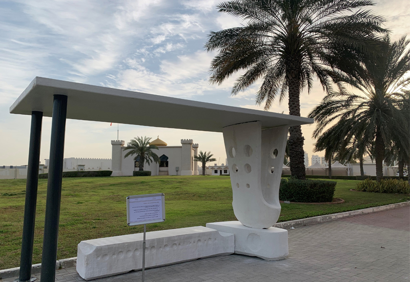 ACCIONA has claimed to have built the Middle East's first bus stop using 3D concrete printing technology ACCIONA has claimed to have built the Middle East's first bus stop using 3D concrete printing technology