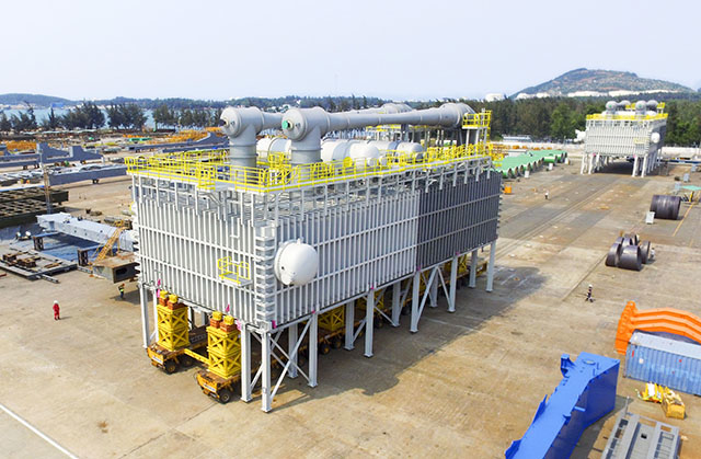 The equipment will heat and turn seawater into distilled water at the Bapco Refinery in Bahrain.
The equipment will heat and turn seawater into distilled water at the Bapco Refinery in Bahrain.