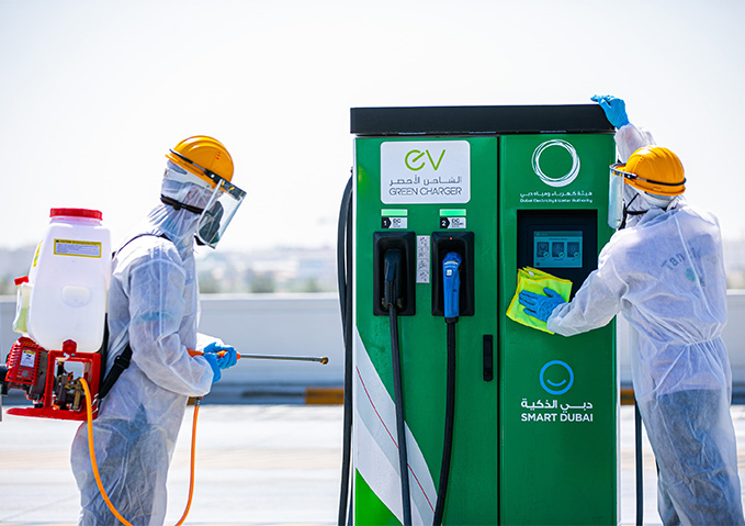 DEWA EV green chargers DEWA EV green chargers
