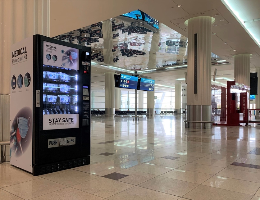 COVID-19: Dubai Airports install PPE kits vending machines COVID-19: Dubai Airports install PPE kits vending machines