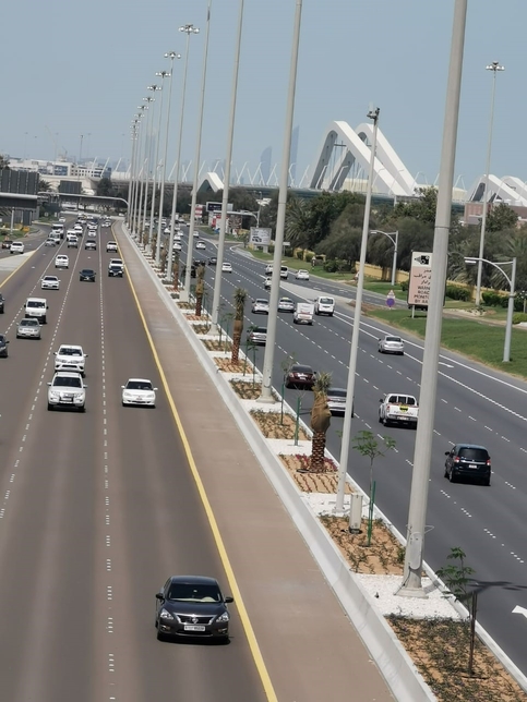 ADM develops median strip on the Abu Dhabi – Al Ain road ADM develops median strip on the Abu Dhabi – Al Ain road