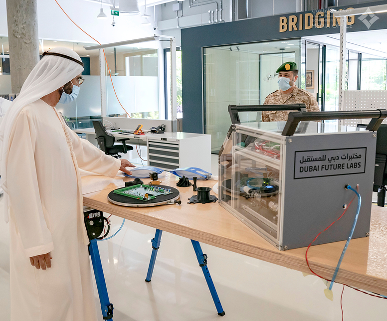 HH Sheikh Mohammed inaugurates Dubai Future Laboratories HH Sheikh Mohammed inaugurates Dubai Future Laboratories