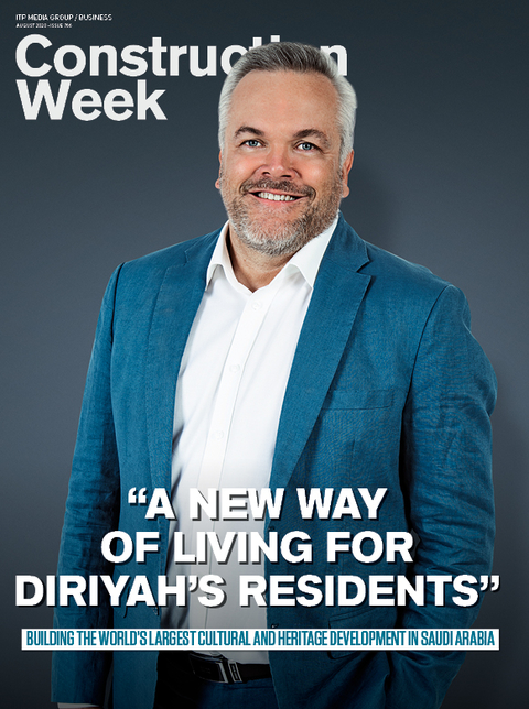 Diriyah Gate is August's front cover splash for Construction Week Diriyah Gate is August's front cover splash for Construction Week