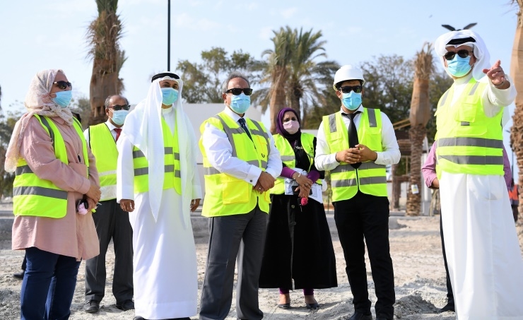 Bahrain's Works Minister inspects 60,000m2 Water Garden project Bahrain's Works Minister inspects 60,000m2 Water Garden project