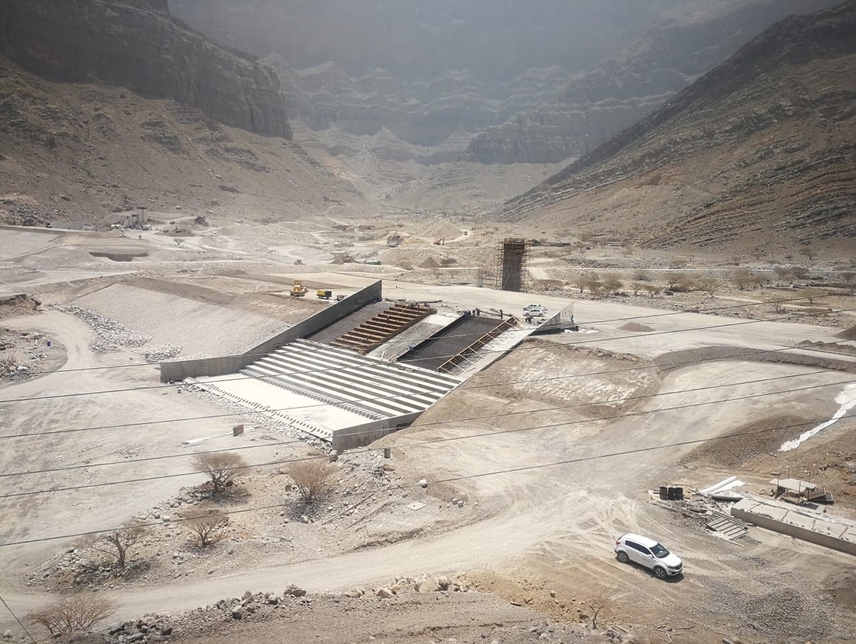Construction of Oman's Wadi Ghamada Dam project 67% complete Construction of Oman's Wadi Ghamada Dam project 67% complete
