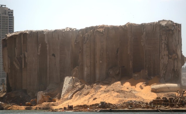 Kuwait to rebuild Lebanon grain silo destroyed in Beirut explosion Kuwait to rebuild Lebanon grain silo destroyed in Beirut explosion